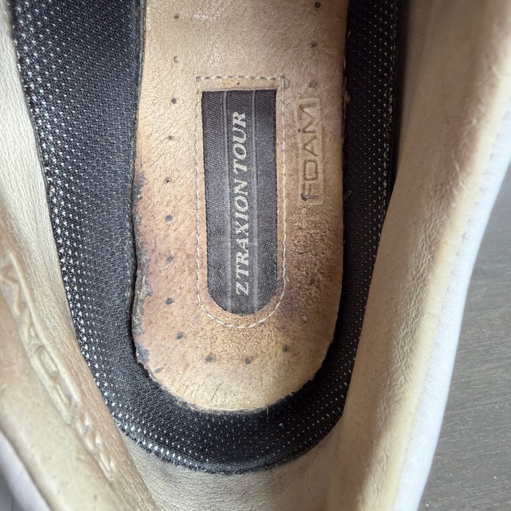 adidas White and Tan Men's Oxfords - Picture 10 of 11